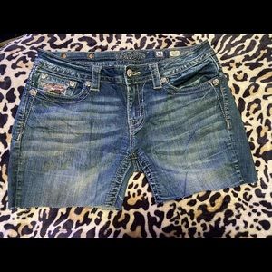 Cut off miss me pants